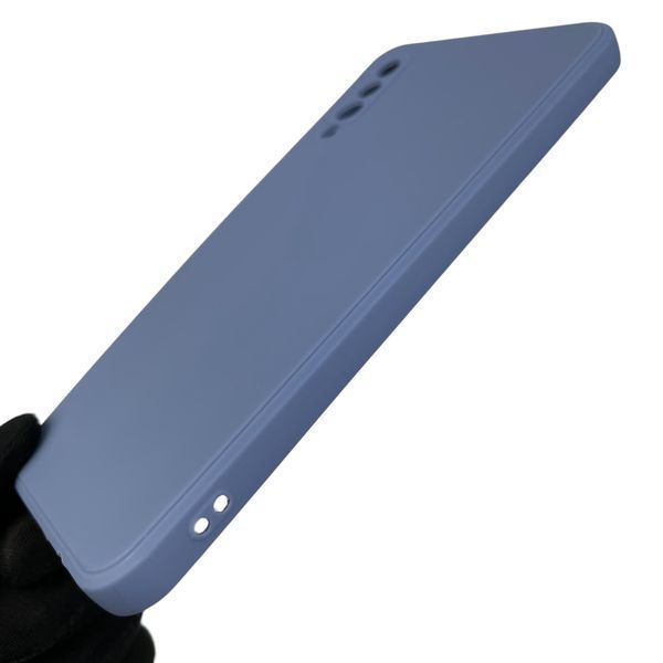 Чохол для Samsung Galaxy A7 2018 SM-A750 із квадратними гранями із захистом камери на самсунг а7 2018 блакитний 0001270 фото