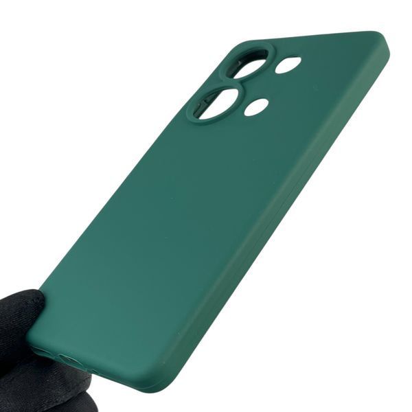 Чохол для Xiaomi POCO M6 Pro 4G силіконовий з мікрофіброю нековзний на сяомі поко м6 про 4г зелений 0032517 фото