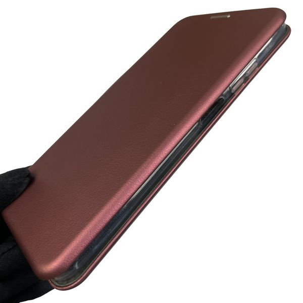 Чехол-книжка для Xiaomi Poco M5S с подставкой на сяоми поко м5с бордовая 0002070 фото