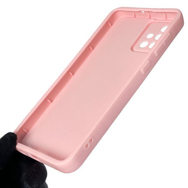 Чехол силиконовый Soft Touch с 3D принтом для Samsung Galaxy A71 (SM-A715F) розовый (Полная защита камеры) 0044459 фото