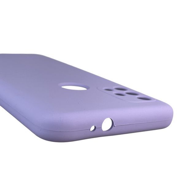 Чехол для Motorola Moto G30 (989606) силиконовый с микрофиброй нескользящий на моторола г30 сиреневый 0031778 фото