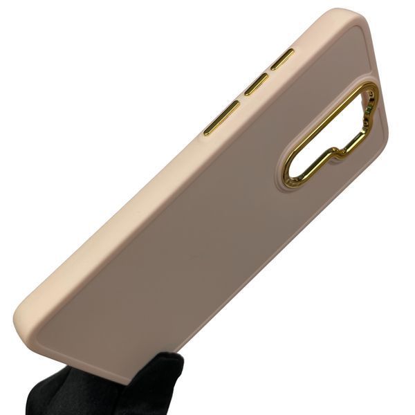 Чехол для Xiaomi Redmi Note 8 Pro матовый с высокими бортами с микрофиброй на сяоми редми нот 8 про пудровый 0002281 фото