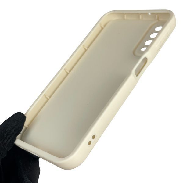 Чехол силиконовый оригинальный Soft Touch с 3D принтом волшебной минни маус для Samsung Galaxy A7 2018 (SM-A750) молочный (Полная защита камеры) 0049841 фото