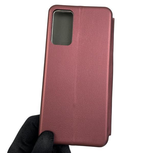 Чехол-книжка для Xiaomi Redmi Note 11 Pro с подставкой на сяоми редми нот 11 про бордовая 0002048 фото