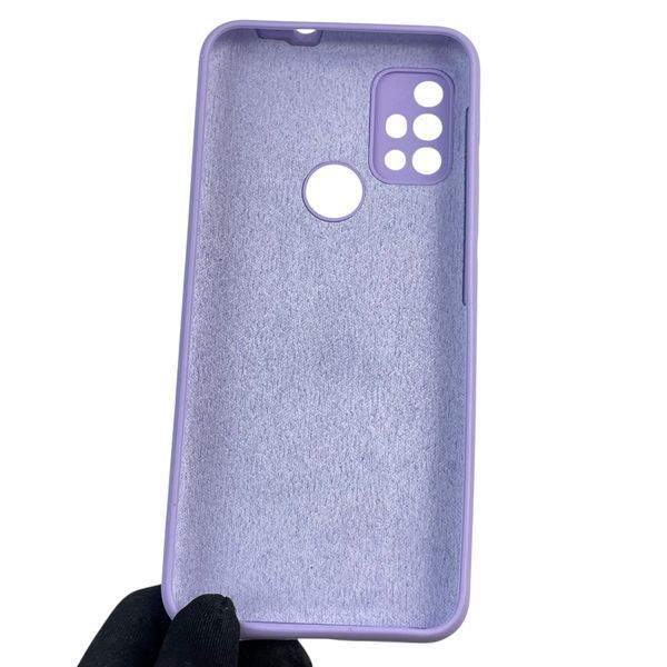Чехол для Motorola Moto G30 (989606) силиконовый с микрофиброй нескользящий на моторола г30 сиреневый 0031778 фото