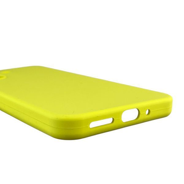 Чехол для Xiaomi POCO C65 силиконовый с микрофиброй нескользящий на сяоми поко с65 желтый 0032462 фото