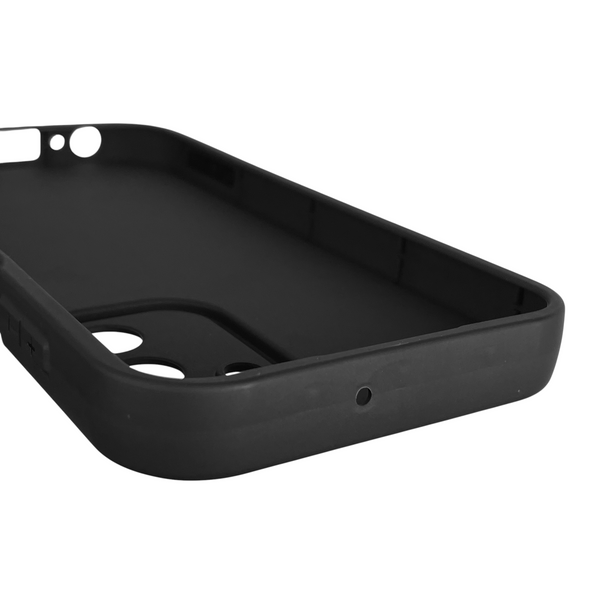 Чехол силиконовый Soft Touch с 3D принтом женским для Samsung Galaxy M15 5G черный (Полная защита камеры) 0042811 фото