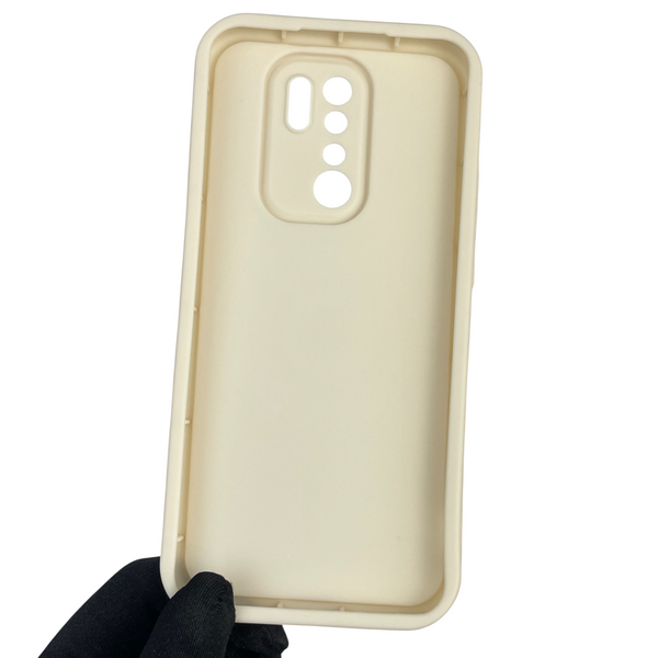 Чохол силіконовий оригінальний Soft Touch з 3D принтом милий ведмедик для Xiaomi Redmi 9 молочний (Повний захист камери) 0043711 фото