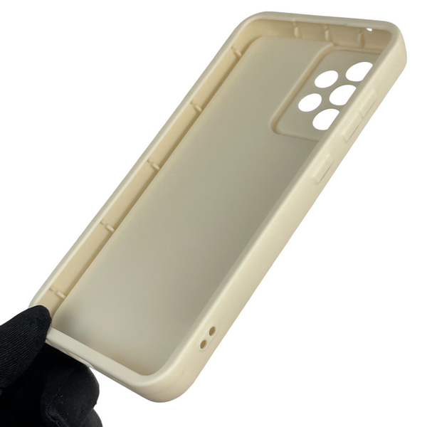 Чохол силіконовий Soft Touch з 3D принтом Майнкрафт для Samsung Galaxy A52 5G (SM-A526) молочний (Повний захист камери) 0041303 фото