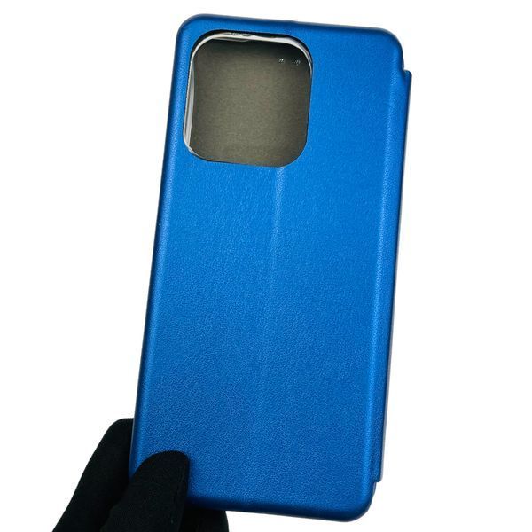 Чохол-книжка для TECNO Spark 10 KI5q з підставкою на техно спарк 10 синя 0001421 фото