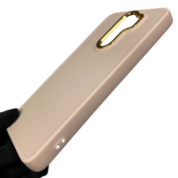 Чехол для Xiaomi Redmi Note 8 Pro матовый с высокими бортами с микрофиброй на сяоми редми нот 8 про пудровый 0002281 фото
