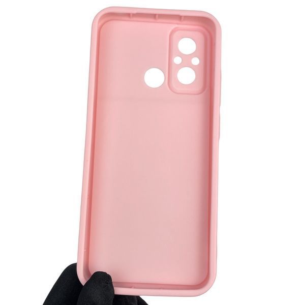 Чохол силіконовий оригінальний Soft Touch з 3D принтом кумедний тед ведмідик для Xiaomi Poco C55 рожевий (Повний захист камери) 0048855 фото
