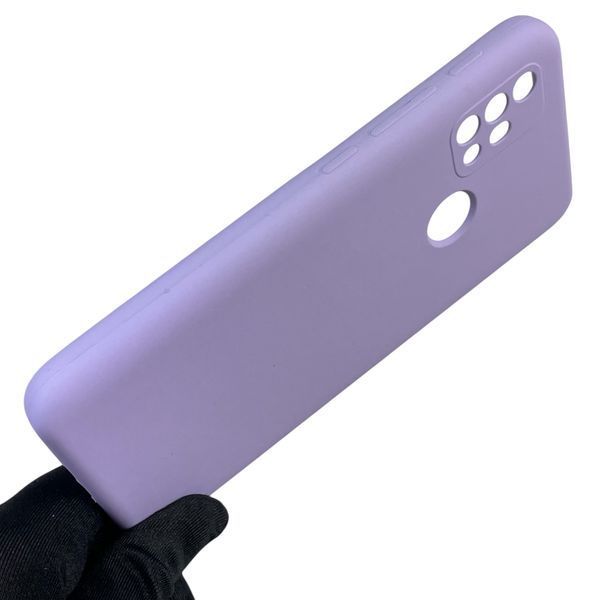 Чехол для Motorola Moto G30 (989606) силиконовый с микрофиброй нескользящий на моторола г30 сиреневый 0031778 фото