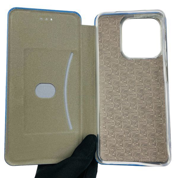 Чохол-книжка для TECNO Spark 10 KI5q з підставкою на техно спарк 10 синя 0001421 фото