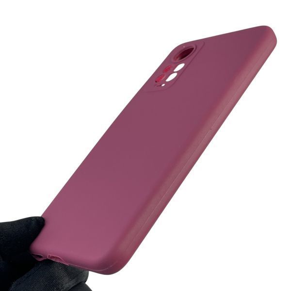 Чехол для Xiaomi Redmi Note 12 Pro 4G силиконовый с микрофиброй на сяоми редми нот 12 про 4г бордовый 0032725 фото