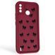 Чохол силіконовий Soft Touch з 3D принтом для Tecno Spark 6 Go (KE5) бордовий (Повний захист камери) 0044659 фото 1