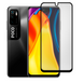 Защитное стекло МАТОВОЕ для телефона Xiaomi Poco M3 Pro 4G противоударное на сяоми поко м3 про 4г черное 0039304 фото 1