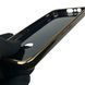 Чохол для Realme C21Y з кільцем-підставкою із золотою окантовкою на реалмі с21у чорний gs1 0020509 фото 5