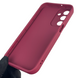 Чохол силіконовий Soft Touch з 3D принтом жіночим для Samsung Galaxy A16 5G (SM-A166) бордовий (Повний захист камери) 0042650 фото 3