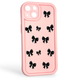 Чехол силиконовый Soft Touch с 3D принтом для Apple iPhone 13 розовый (Полная защита камеры) 0040238 фото 1