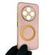 Чехол для Tecno Spark 30C KL5n с кольцом MagSafe с золотой окантовкой на техно спарк 30с пудровый gs1 0022463 фото 1