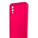 Чохол силіконовий Soft Touch для Samsung Galaxy A02 малиновий (Повний захист камери) 0053938 фото 4