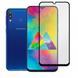 Защитное стекло для телефона Samsung Galaxy M20 (SM-M205F) противоударное полноэкранное на самсунг м20 черное 0038341 фото 1