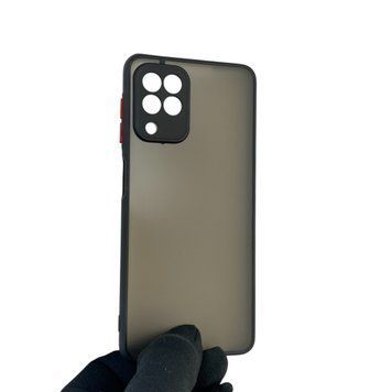 Чехол для телефона Samsung Galaxy A22 4G (SM-A225F) с высокими бортами с защитой камеры на самсунг а22 черный 0026019 фото