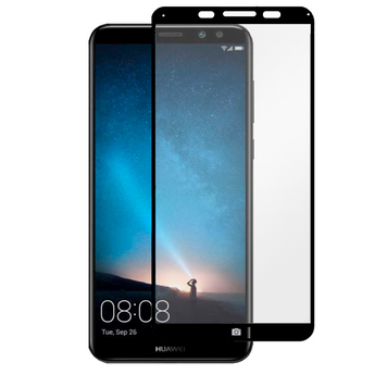 Защитное стекло МАТОВОЕ для телефона Huawei Mate 10 Lite противоударное на хуавей мейт 10 лайт черное 0038966 фото
