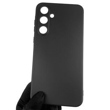 Чохол для Samsung Galaxy A35 (SM-A356B) однотонний із захистом камери на самсунг а35 чорний 0004389 фото