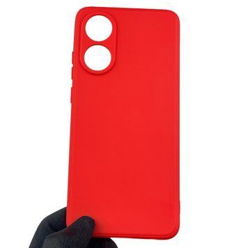Чехол для OPPO A78 4G с квадратными гранями с защитой камеры на оппо а78 4г красный 0012448 фото