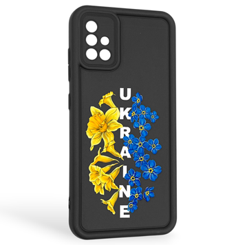 Чехол силиконовый Soft Touch с 3D принтом для Samsung Galaxy A51 (SM-A515F) черный (Полная защита камеры) 0042033 фото