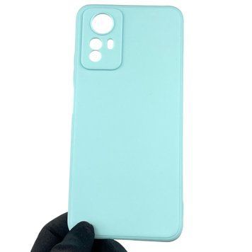 Чехол для Xiaomi Redmi Note 12S с квадратными гранями с защитой камеры на сяоми редми нот 12с бирюзовый 0012850 фото