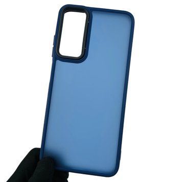 Чохол для Samsung Galaxy A05S SM-A057 протиударний напівпрозорий з високими бортами на самсунг а05с синій 0001321 фото