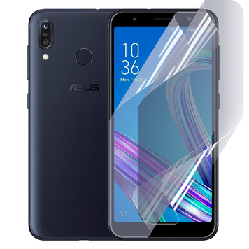 Плёнка гидрогелевая для Asus ZenFone Max M1 ZB555KL глянцевая противоударная на асус зенфон макс м1 зб555Kл прозрачная 0036110 фото