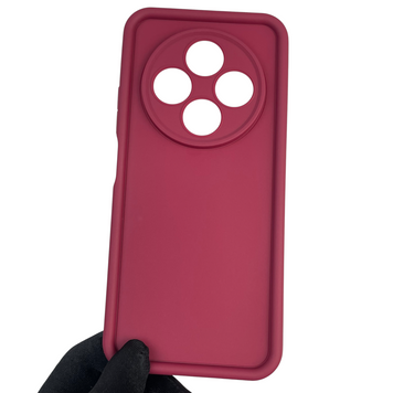 Чехол силиконовый Soft Touch для Xiaomi Redmi 14C бордовый (Полная защита камеры) 0039855 фото