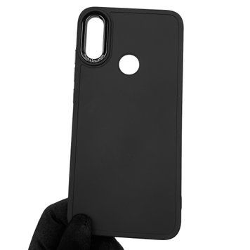 Чехол для Xiaomi Redmi Note 7 противоударный с высокими бортами с микрофиброй на сяоми редми нот 7 чёрный 0002273 фото
