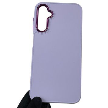 Чехол для Samsung Galaxy A24 (SM-A245F) с защитой на камеры с микрофиброй на самсунг а24 сиреневый 0012167 фото