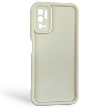 Чехол силиконовый Soft Touch для Xiaomi Redmi Note 10 5G молочный (Полная защита камеры) 0053839 фото