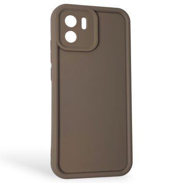 Чехол силиконовый Soft Touch для Xiaomi Redmi A1 коричневый (Полная защита камеры) 0044101 фото