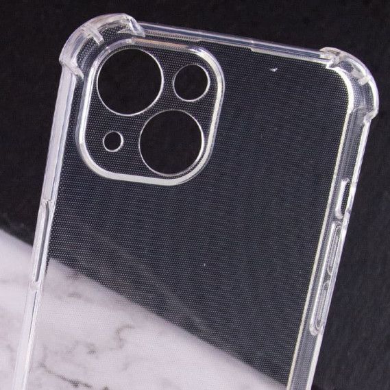 Чохол для Apple iPhone 14 Plus з бронь кутами вище екрана протиударний на айфон 14 плюс прозорий 0002344 фото