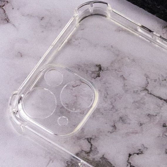 Чохол для Apple iPhone 14 Plus з бронь кутами вище екрана протиударний на айфон 14 плюс прозорий 0002344 фото