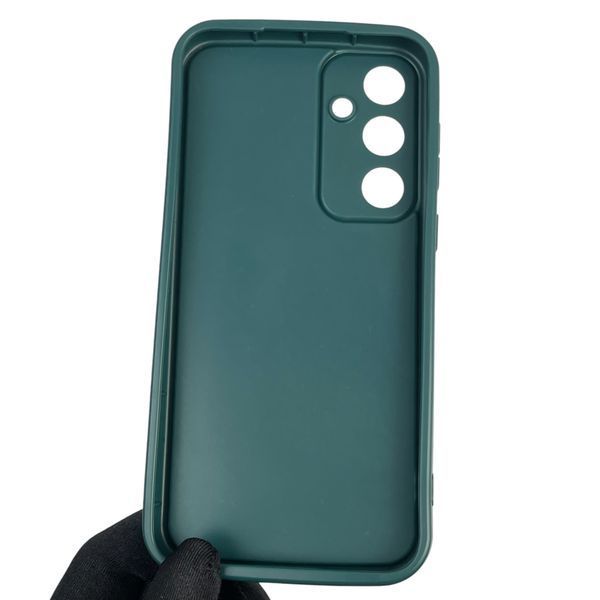 Чехол силиконовый оригинальный Soft Touch с 3D принтом волшебной минни маус для Samsung Galaxy A35 5G (SM-A356B) темно-зеленый (Полная защита камеры) 0049791 фото