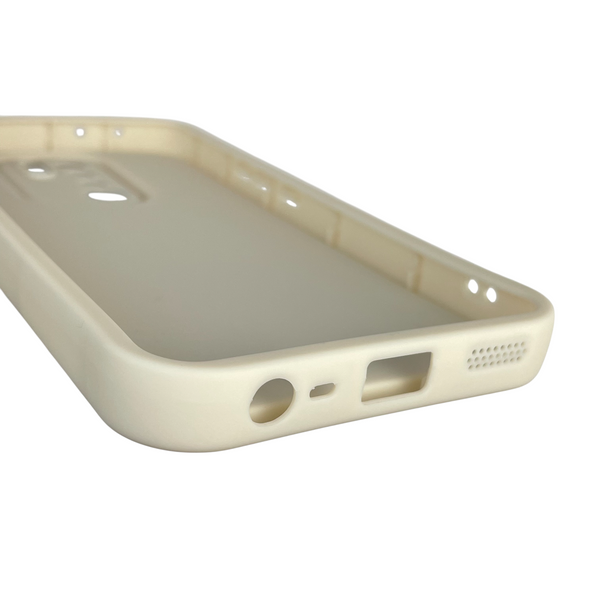 Чохол силіконовий Soft Touch з 3D принтом жіночим для Xiaomi Redmi 9 молочний (Повний захист камери) 0042970 фото