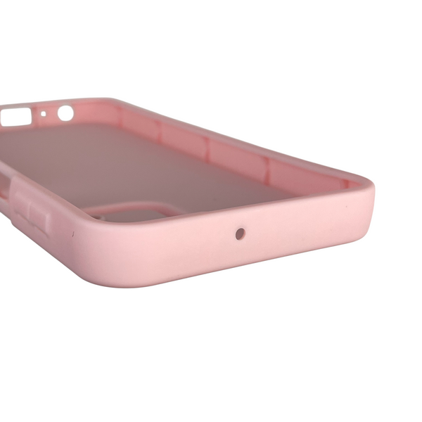 Чохол силіконовий Soft Touch з 3D принтом для Samsung Galaxy A22 4G (SM-A225F) рожевий (Повний захист камери) 0040462 фото