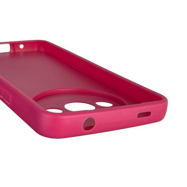 Чехол силиконовый оригинальный Soft Touch с 3D принтом волшебной минни маус для Xiaomi Redmi A3 малиновый (Полная защита камеры) 0050042 фото