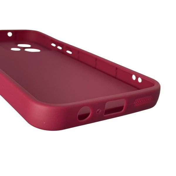 Чехол силиконовый Soft Touch для Motorola Moto G84 (PAYM0011RS) бордовый (Полная защита камеры) 0043968 фото