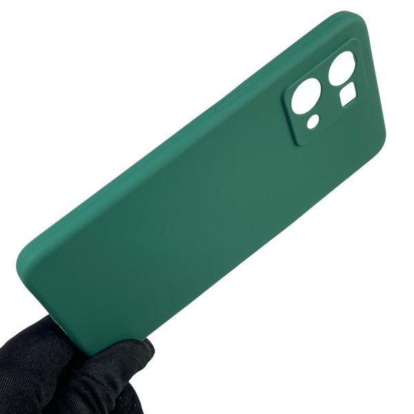 Чохол для Oppo Reno 7 4G силіконовий з мікрофіброю нековзний на оппо рено 7 4г зелений 0031799 фото