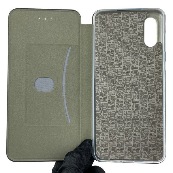 Чехол-книжка для Samsung Galaxy A02 SM-A022G с подставкой на самсунг а02 черная 0011887 фото