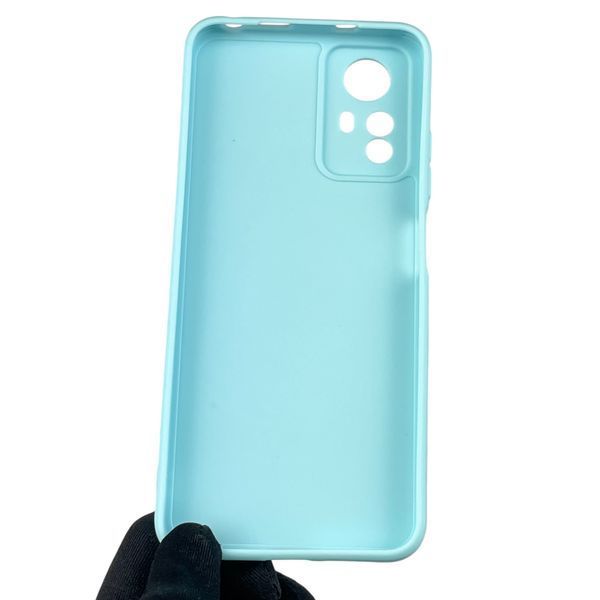 Чехол для Xiaomi Redmi Note 12S с квадратными гранями с защитой камеры на сяоми редми нот 12с бирюзовый 0012850 фото